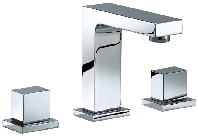 Mayfair Blox 3 hole basin Tap Set