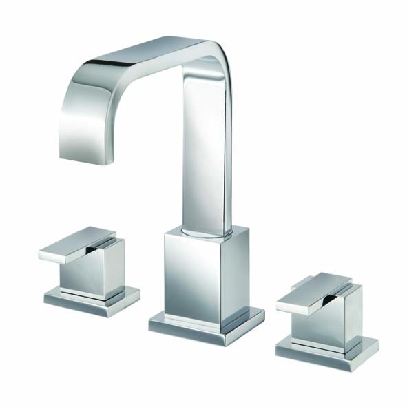 Mayfair Flow 3 Hole Bath Filler Tap