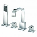 Mayfair Flow 4 Hole Bath Shower Mixer Tap