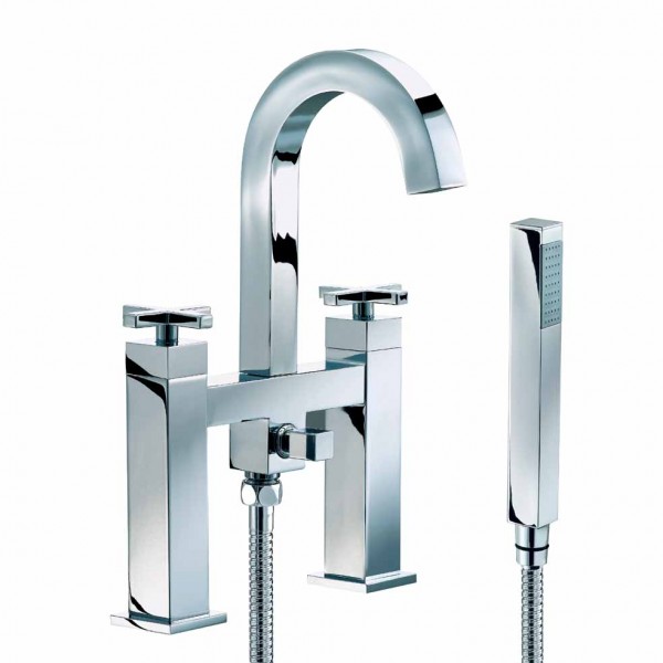 Mayfair Ice Quad High Spout Bath Shower Mixer Tap