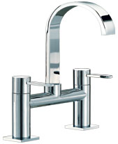 Mayfair Wave Bath Filler High Spout Tap