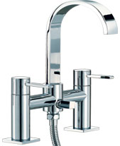 Mayfair Wave Bath Shower Mixer High Spout Tap